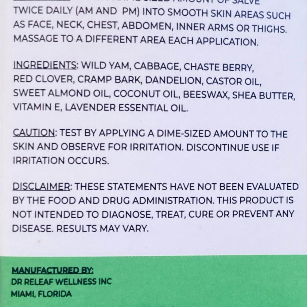 Hormonal Salve - Picture 4 of 6